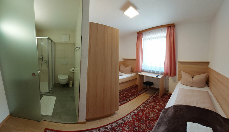 Doppelzimmer für 1-3 Personen | 22 m² 