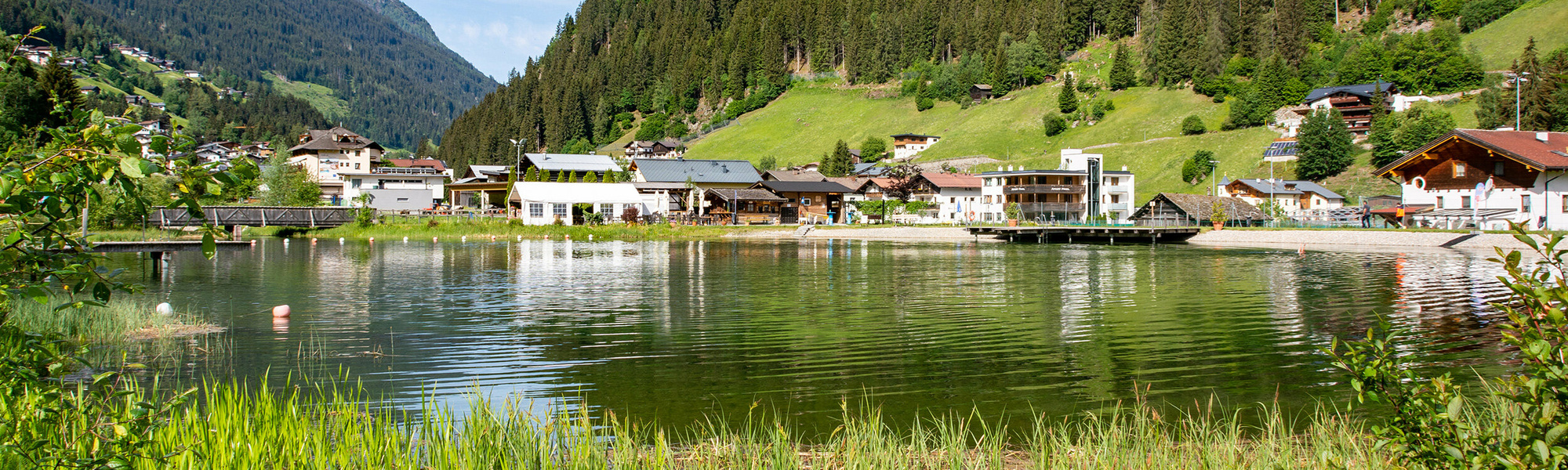 ©TVB Paznaun-Ischgl Swimming lake in See